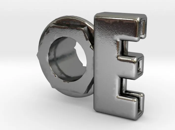 (E) Octagon 3D Eyelet 4/16 Inch Left Hole