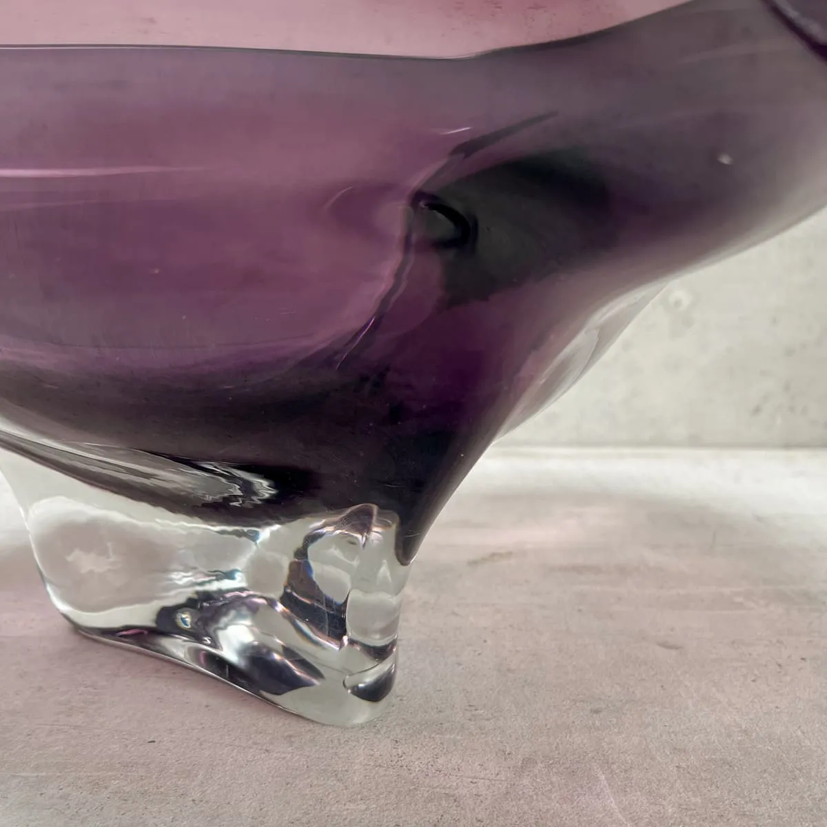 Edit House & Home-Home Artisan Clara Violet Luxury Glass Object