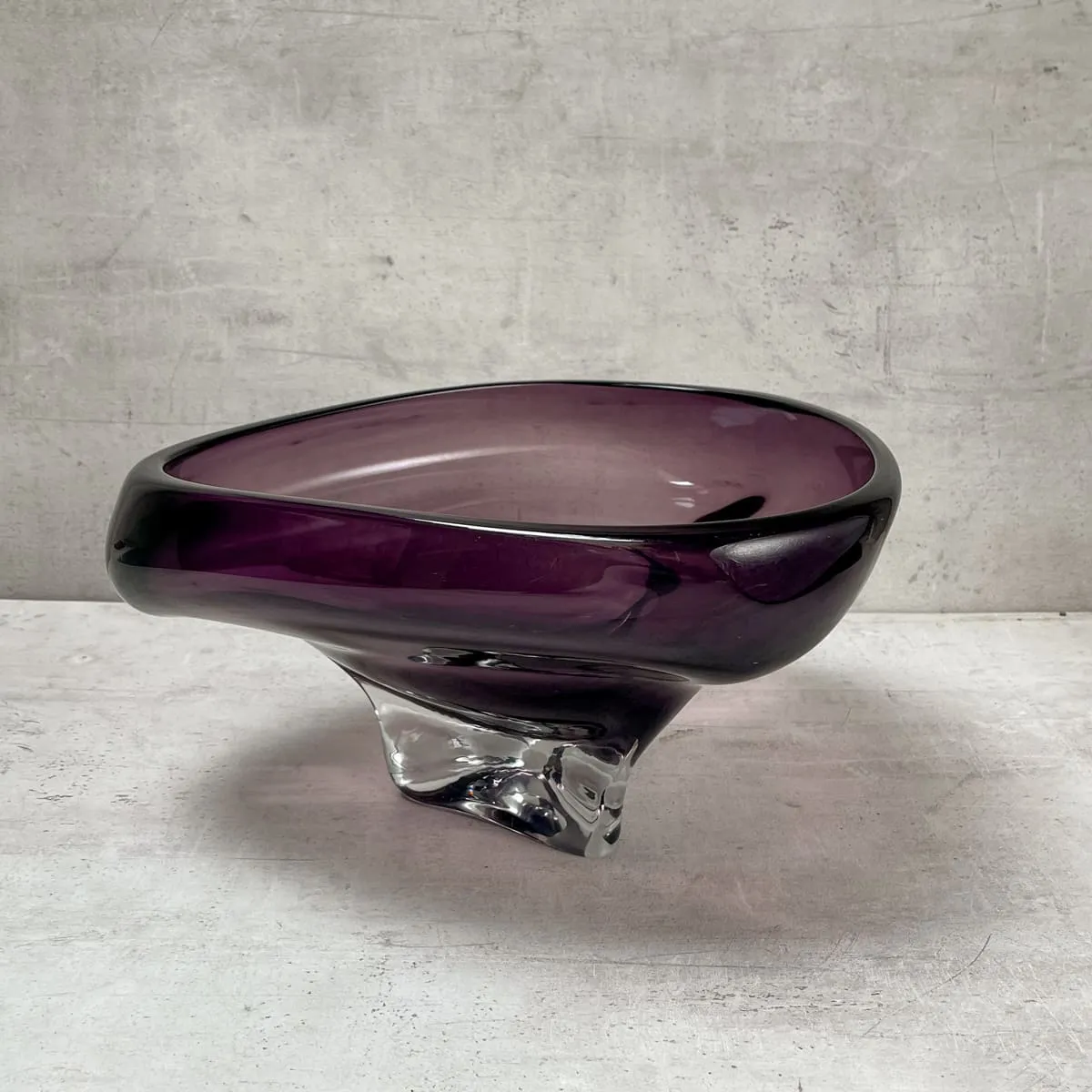 Edit House & Home-Home Artisan Clara Violet Luxury Glass Object