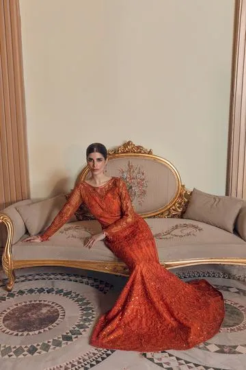 EGAN | Reign Reignaissance Luxury Wedding Collection | Unstitched Embroidered Net Suits with Heavy Handwork