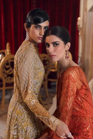 EGAN | Reign Reignaissance Luxury Wedding Collection | Unstitched Embroidered Net Suits with Heavy Handwork