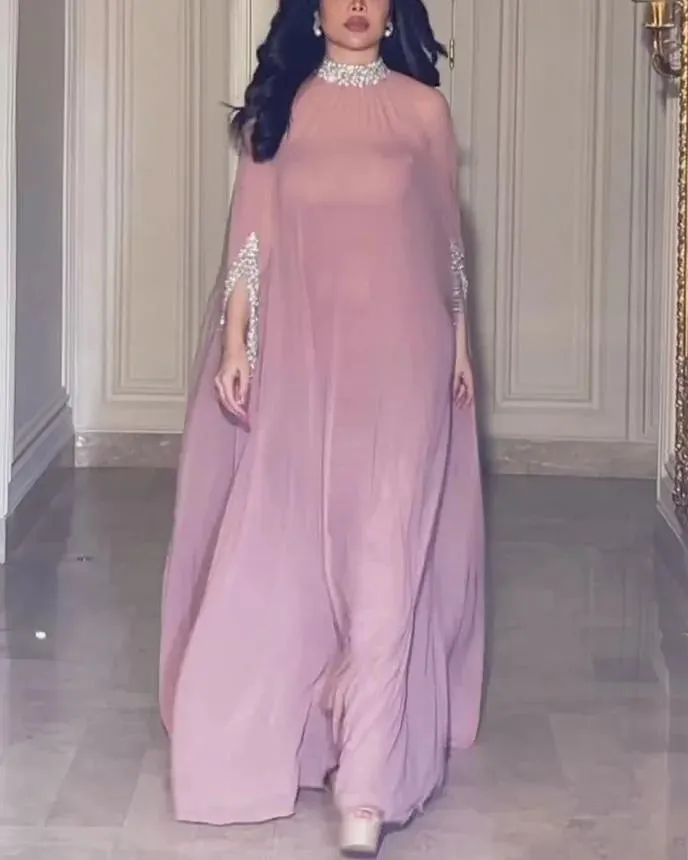 Elegant Strapless Dress and Sheer Mesh High Neck Outwear Set