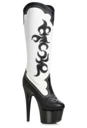 Ellie 709-CHARLIE 7" Cowgirl Knee Boot