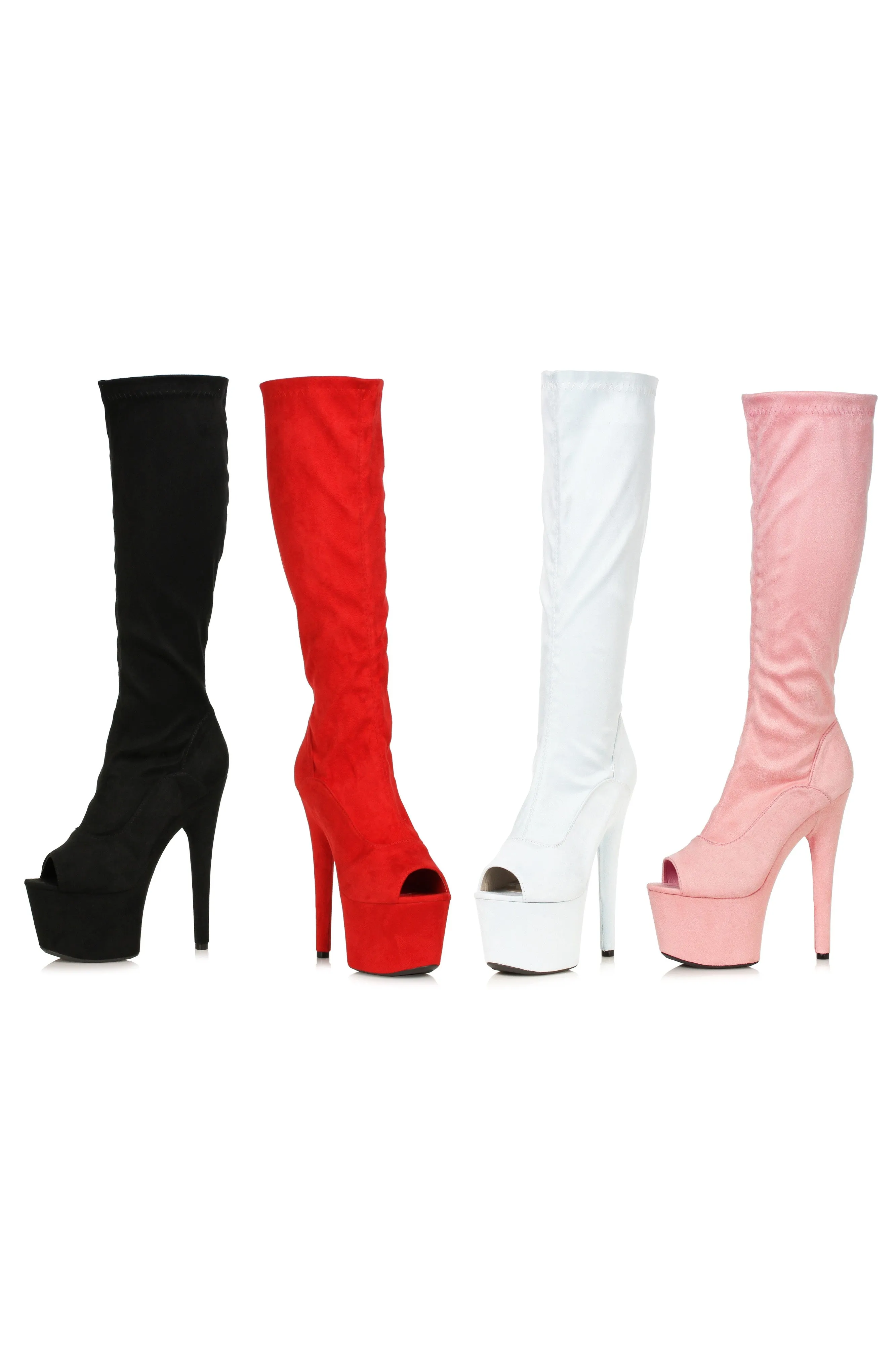 Ellie 709-NATASHA 7" Microfiber Knee Boot