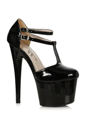 Ellie Shoes 709-VENUS Closed Toe Platform with T-Strap
