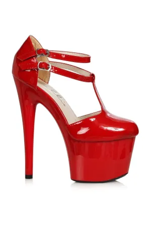 Ellie Shoes 709-VENUS Closed Toe Platform with T-Strap
