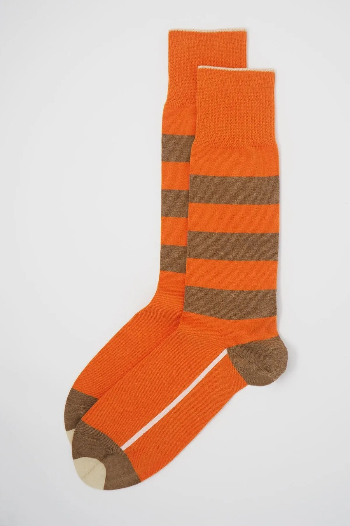 Equilibrium Men's Organic Cotton Socks | Orange