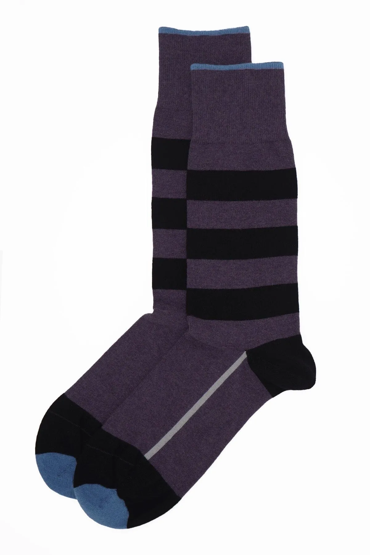 Equilibrium Men's Organic Cotton Socks | Purple