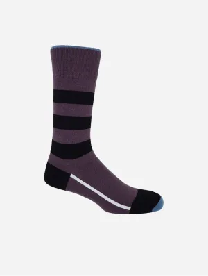 Equilibrium Men's Organic Cotton Socks | Purple