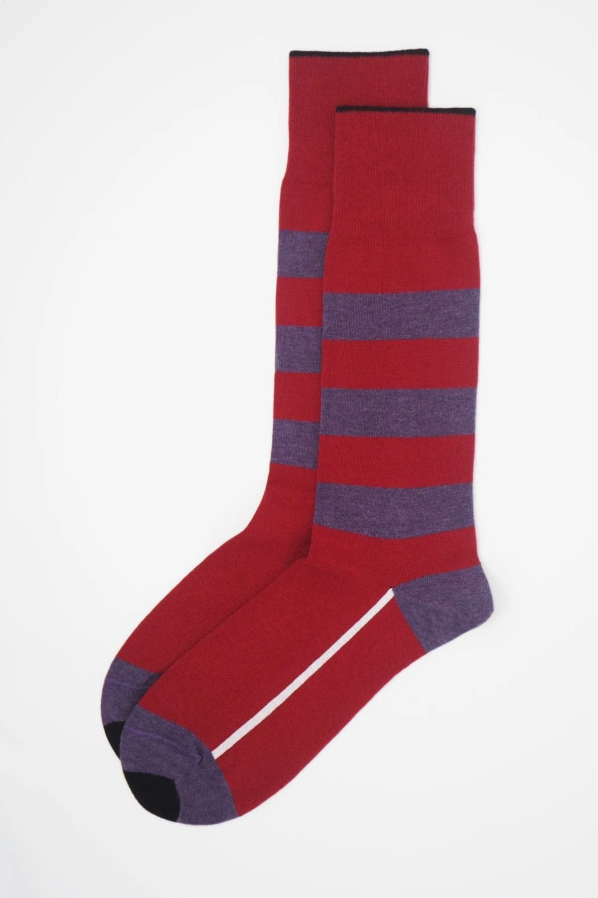 Equilibrium Men's Organic Cotton Socks | Red
