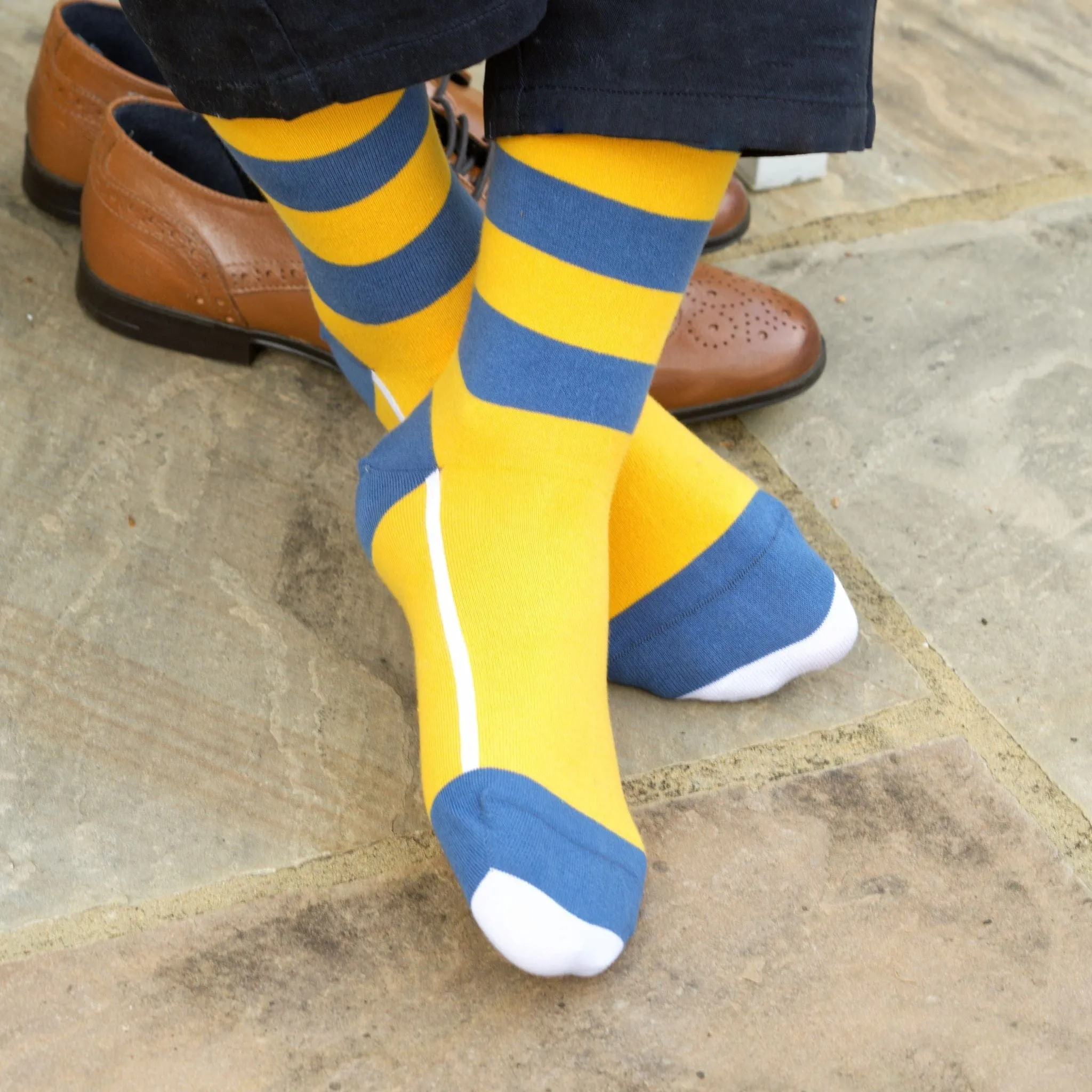 Equilibrium Men's Organic Cotton Socks | Yellow