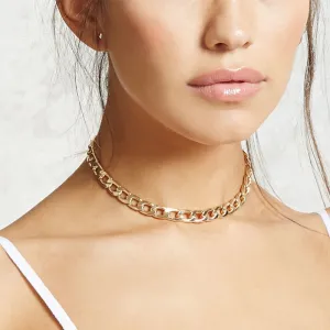 Fashion Link Chain Choker Necklace