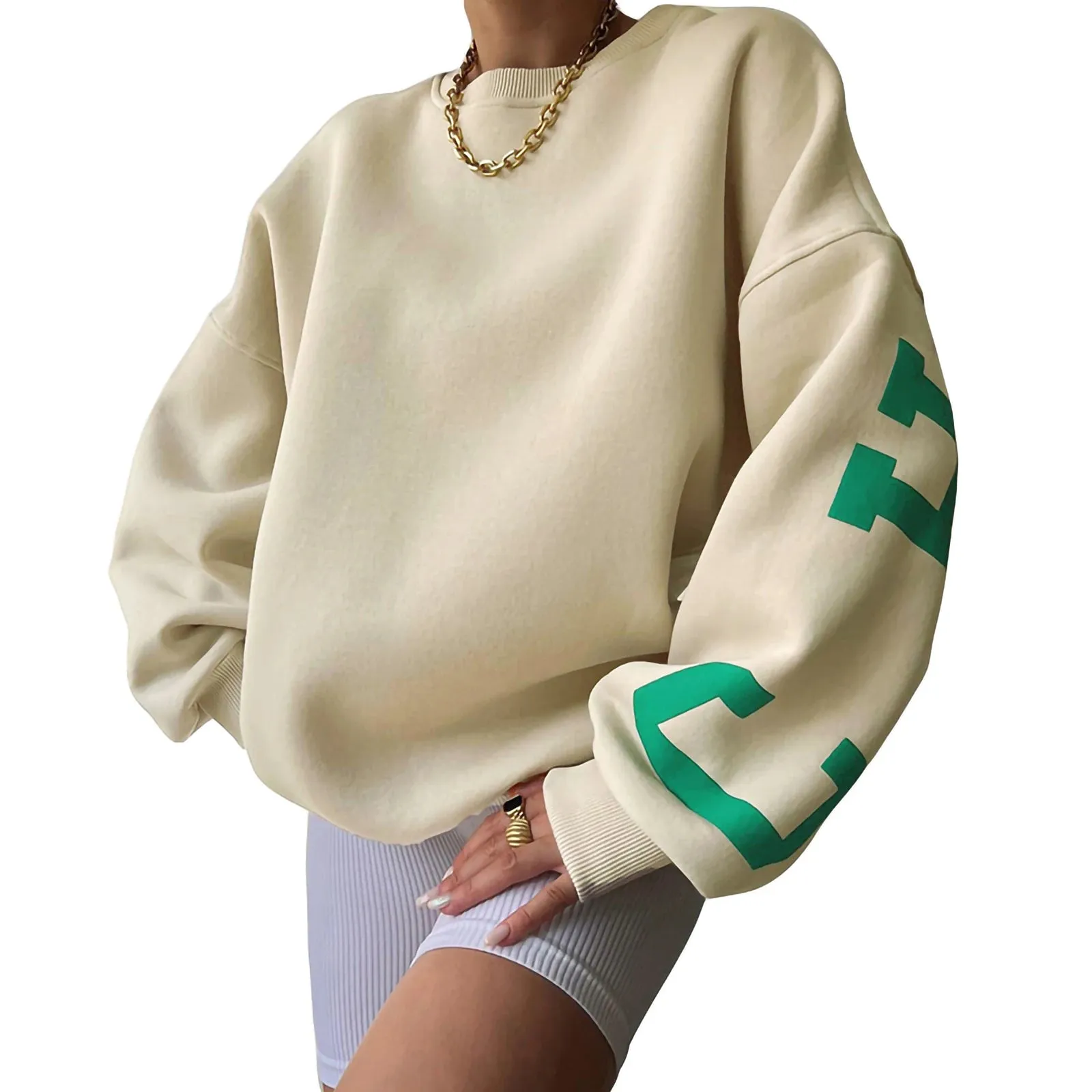 Fashion Luxury Loose Pullover