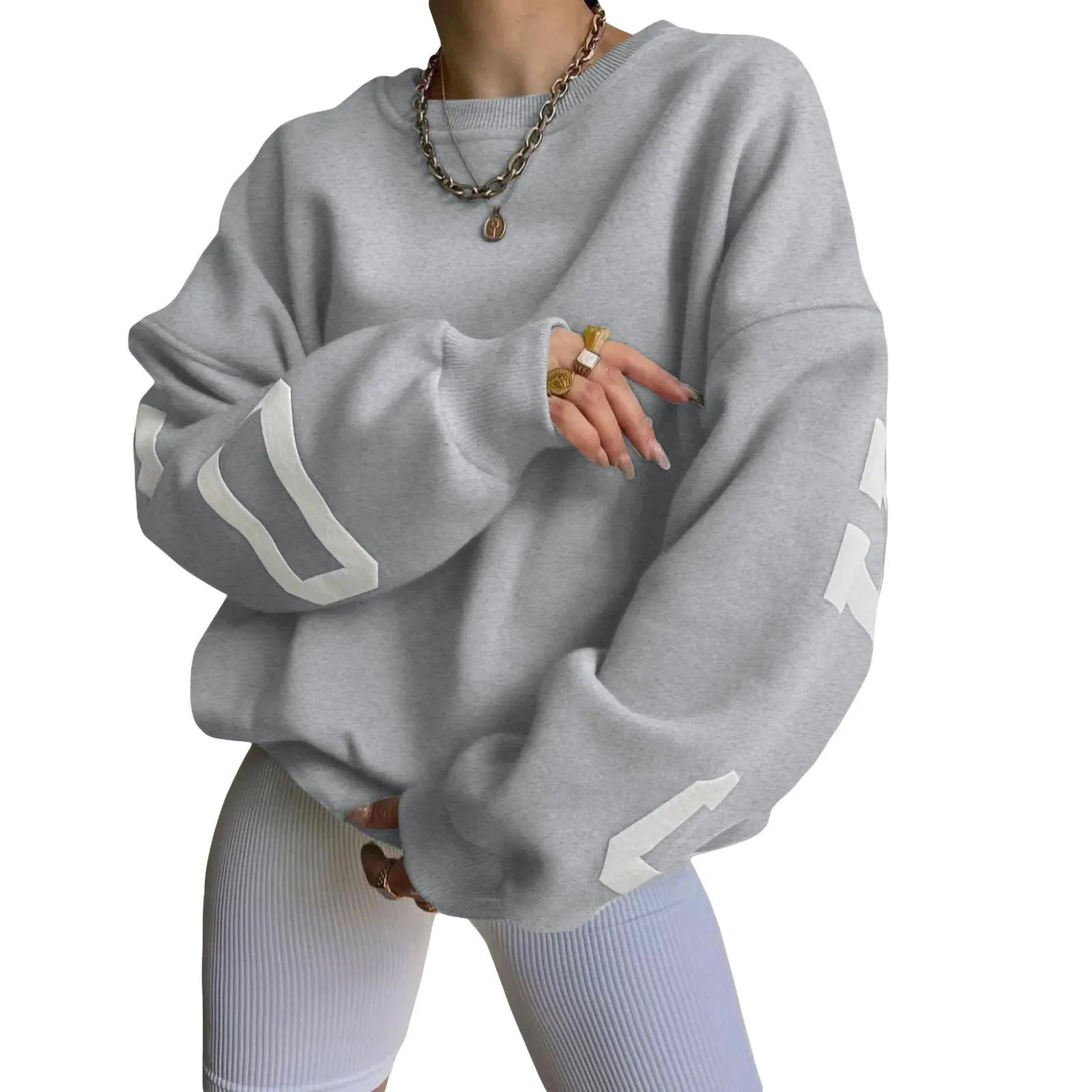 Fashion Luxury Loose Pullover