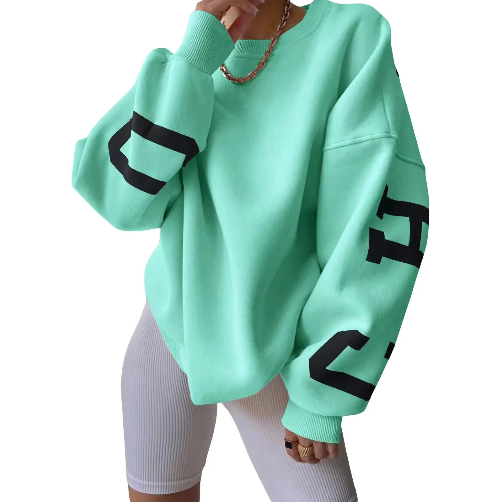 Fashion Luxury Loose Pullover
