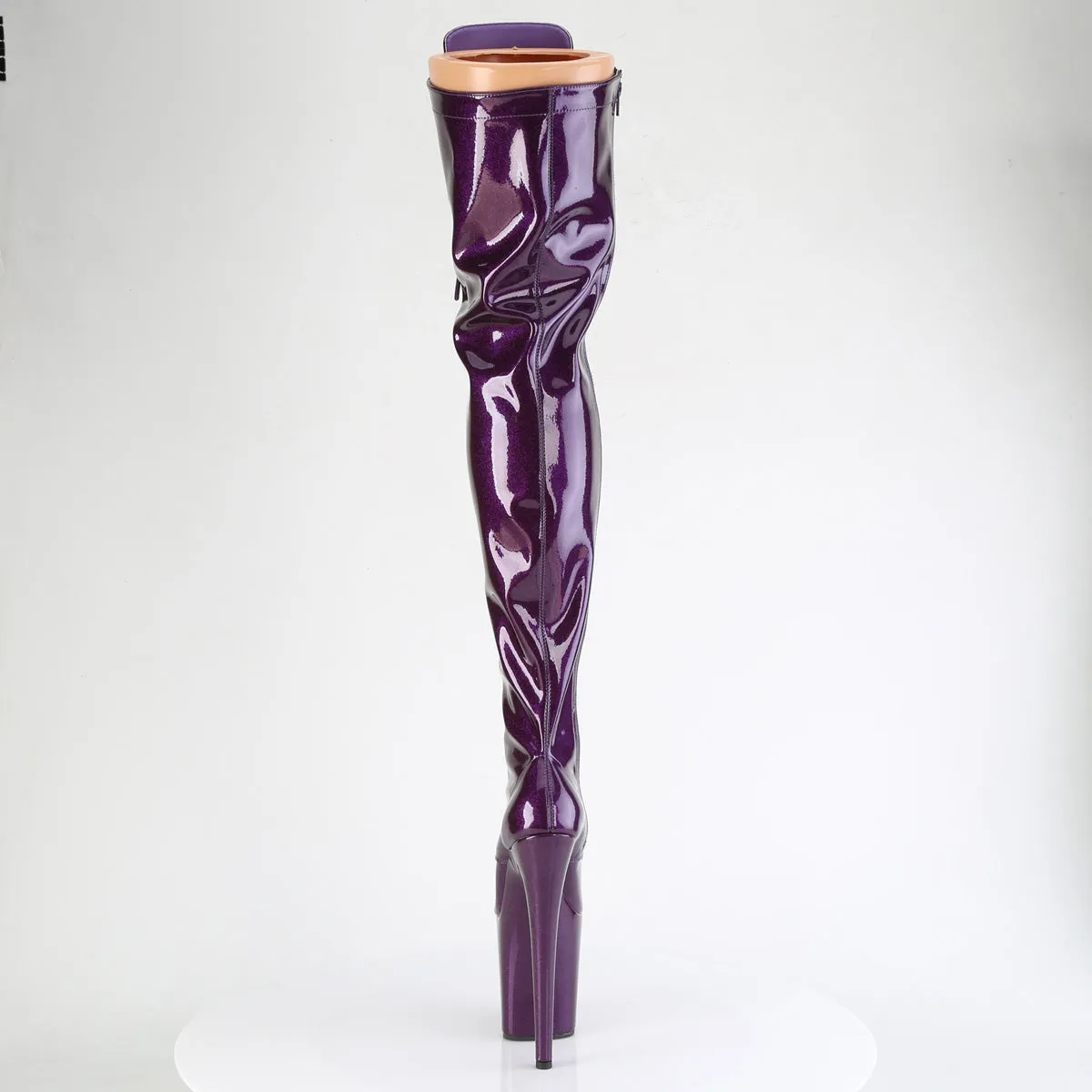 FLAMINGO-3020GP  Purple Glitter Patent/M