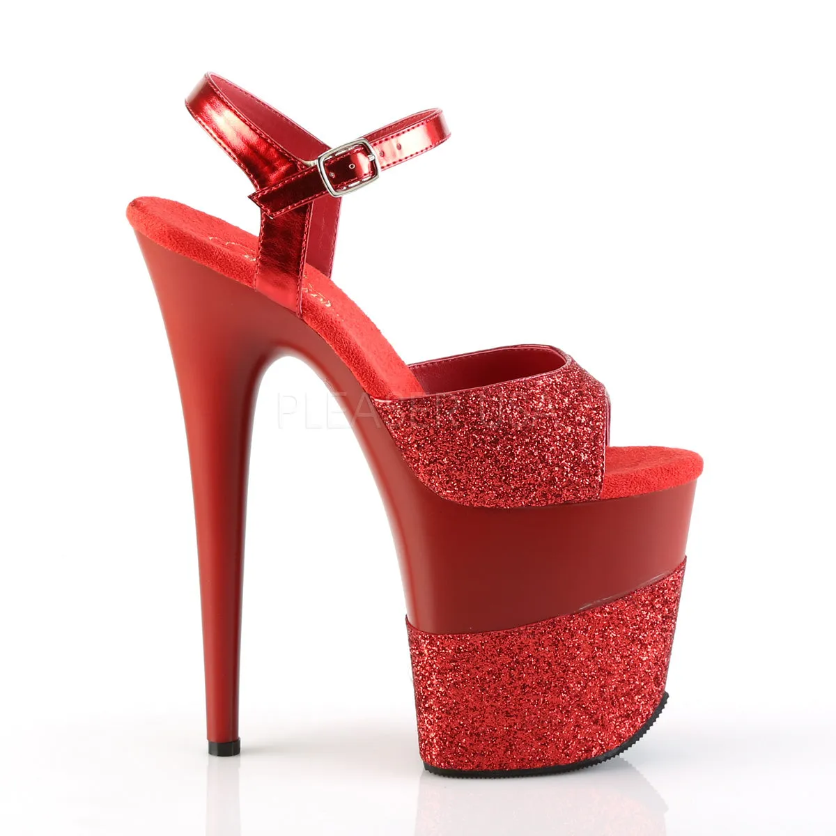 FLAMINGO-809-2G  Red Glitter/Red Glitter