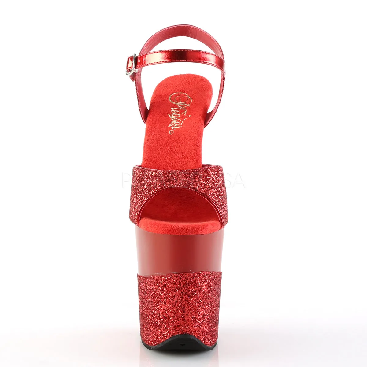 FLAMINGO-809-2G  Red Glitter/Red Glitter