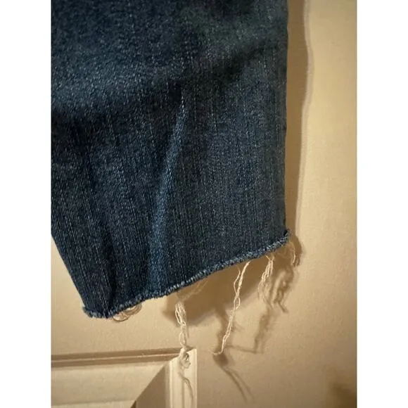 FRAME Le High Skinny Jeans Sz 28  Faded Blue Distressed Detail Ultimate Sexy Fit