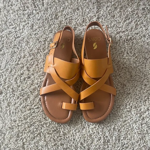 Franco Sarto Gia Wedge Sandal Sz 8.5 NWOB