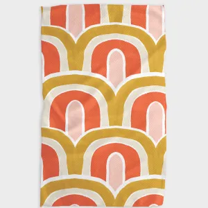 GOLD BOWS TEA TOWEL
