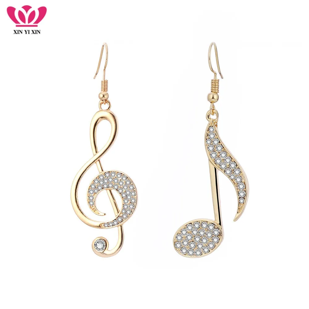 Gold or Silver Music Notes Earrings