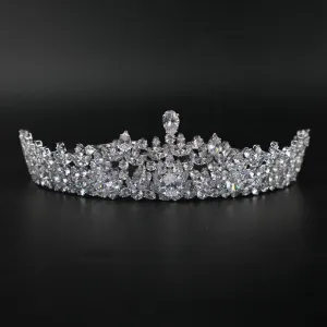 Gold Silver Color Bridal Tiara Wedding Crown Hair Accessories