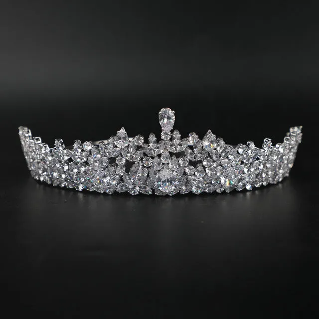 Gold Silver Color Bridal Tiara Wedding Crown Hair Accessories