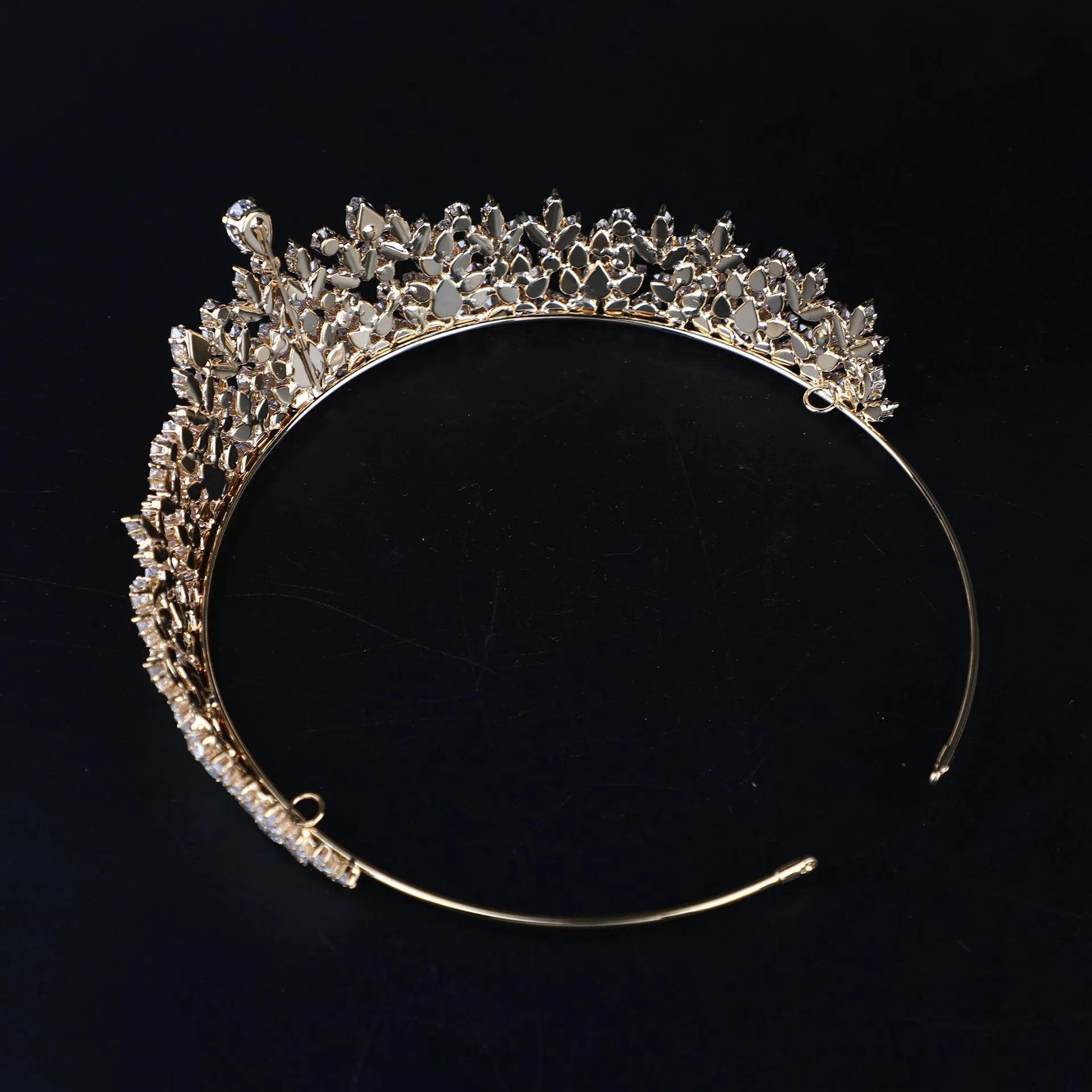 Gold Silver Color Bridal Tiara Wedding Crown Hair Accessories