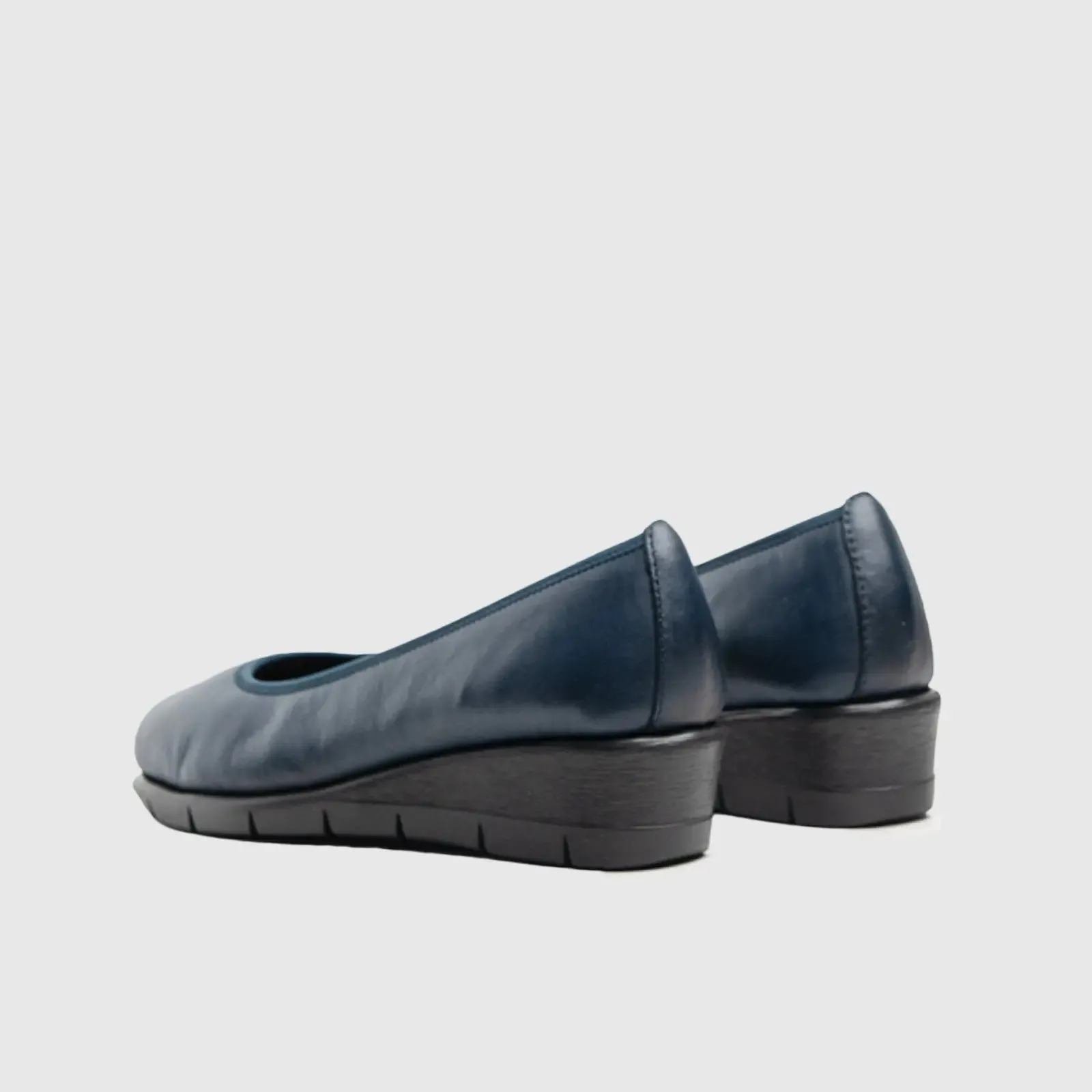 Gracen Navy Ladies Wedge