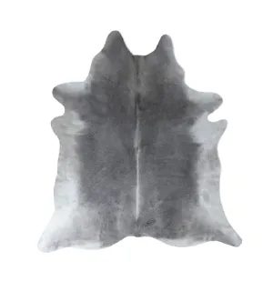 Gray Nelore Premium Brazilian Cowhide, XL CH25N W