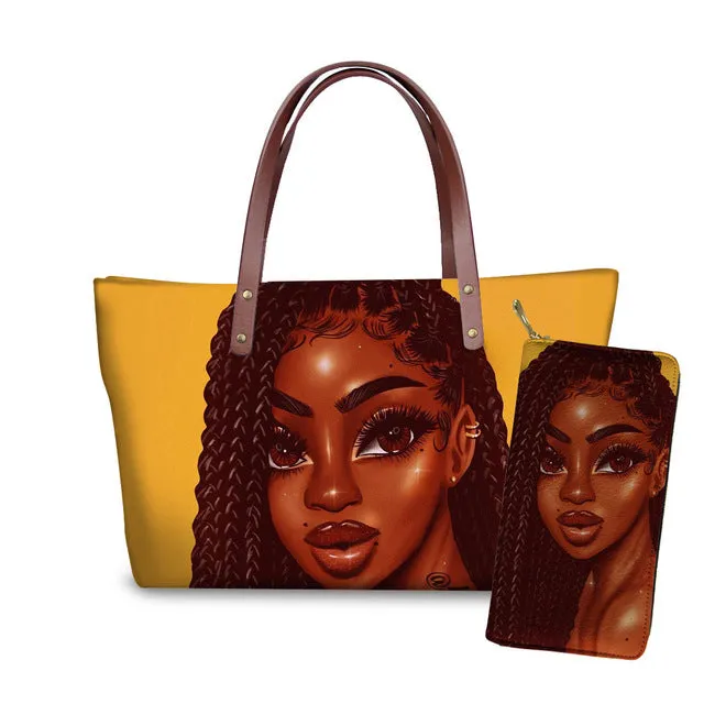 Handbag With Matching Wallet 2pc/set