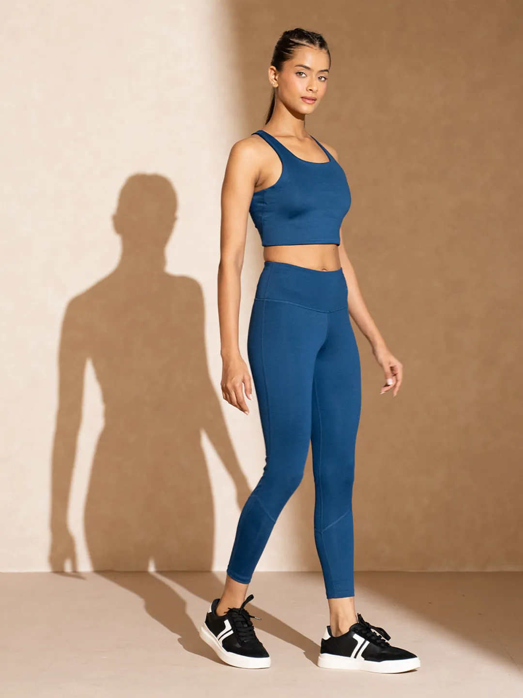 High Impact Action Bra With Clasp Classic Blue