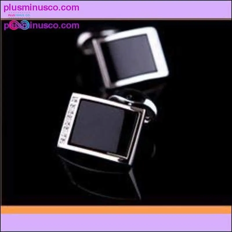 High Quality and Trendy Red Crystal Luxury Cufflinks for Men
