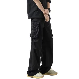 High Street Trendy Straight Cargo Pants