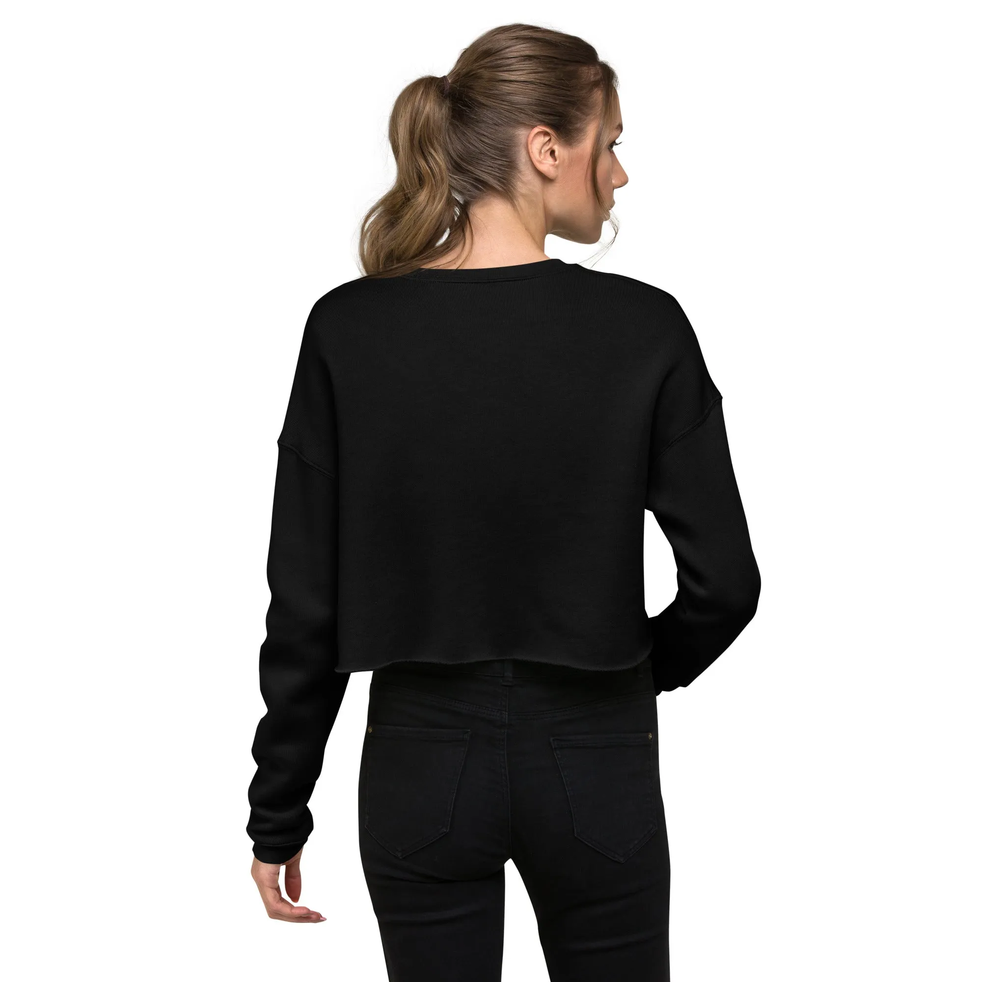 Holiday Crop Sweatshirt w/ Mistletoe saying