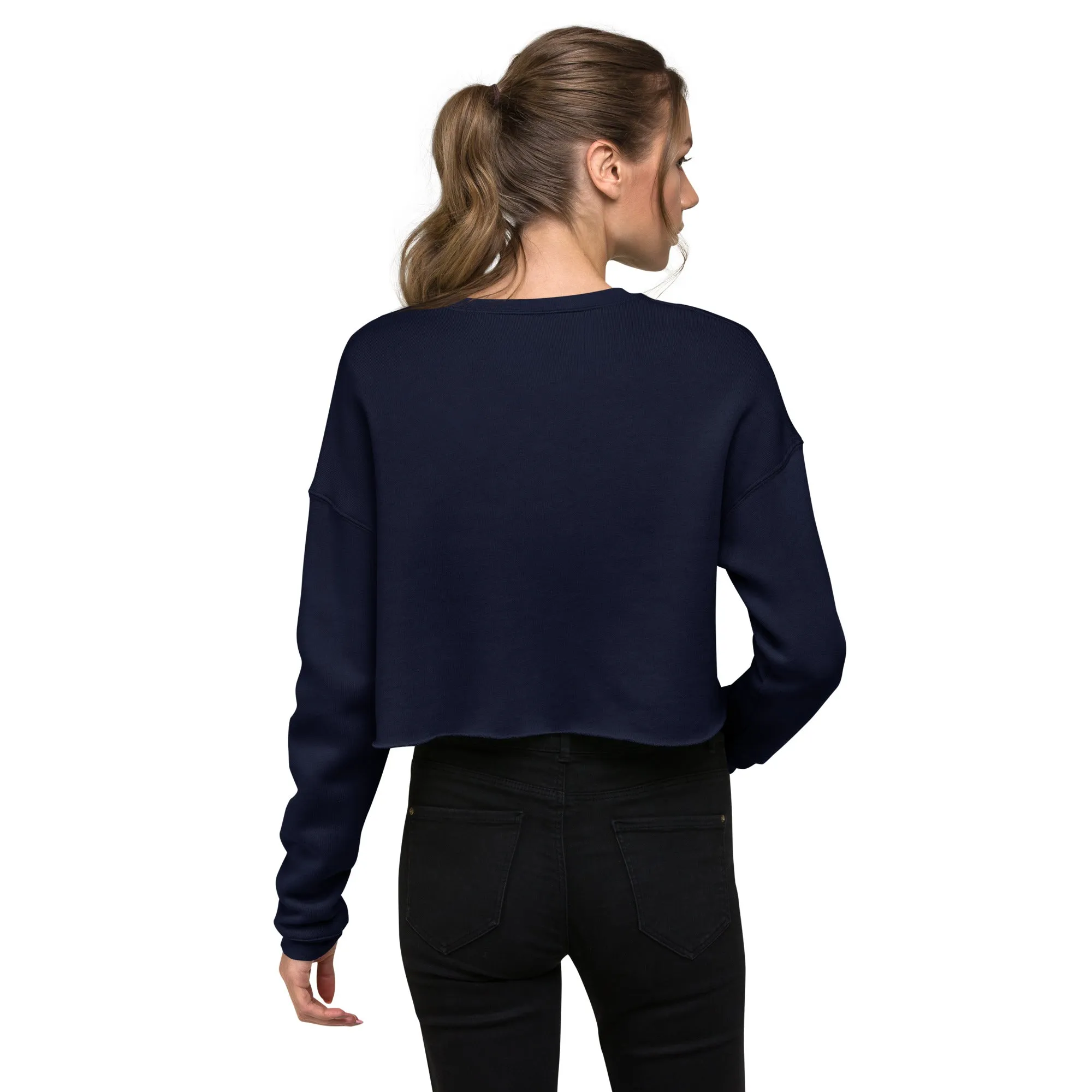 Holiday Crop Sweatshirt w/ Mistletoe saying