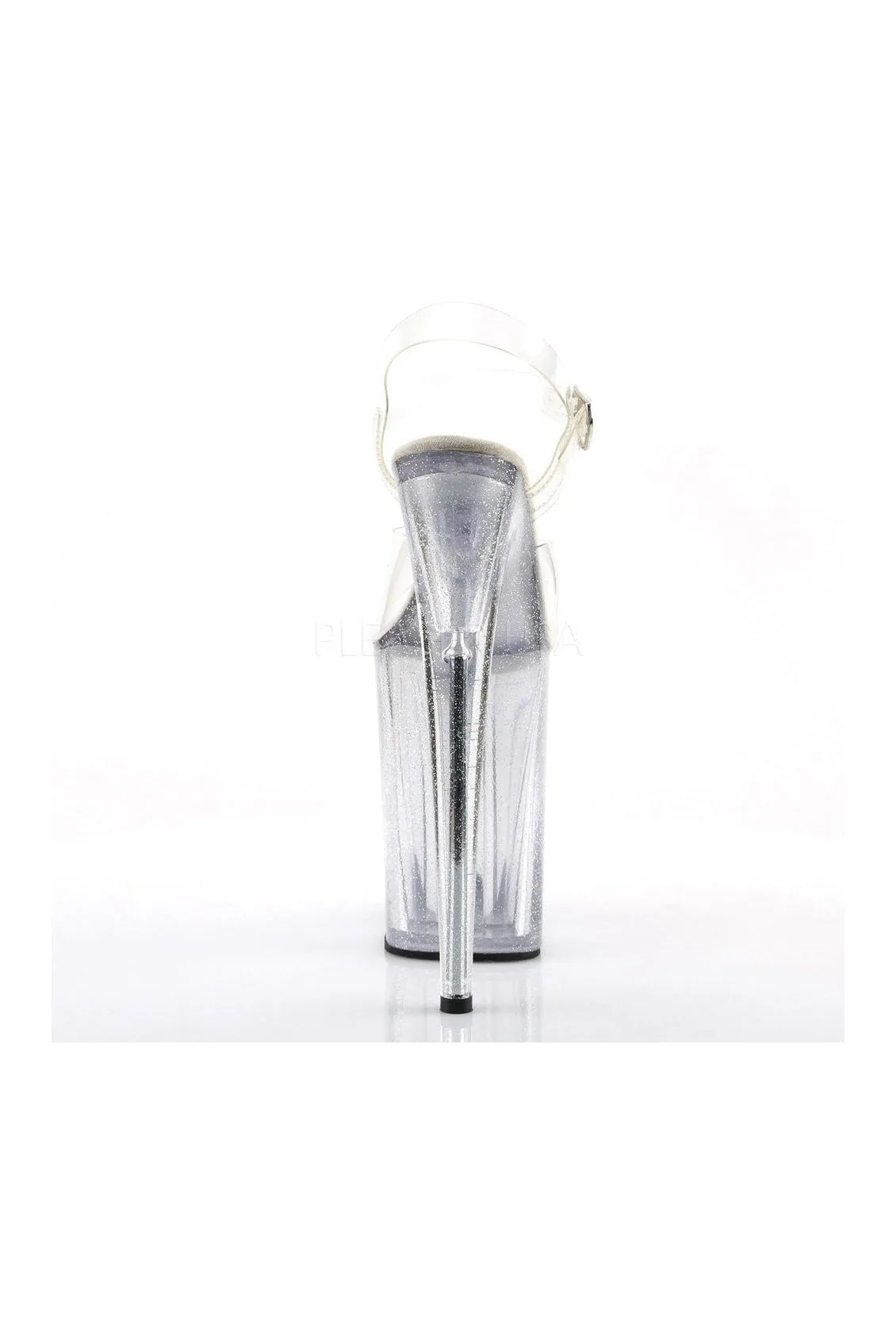INFINITY-908MG Platform Sandal  | Clear Vinyl