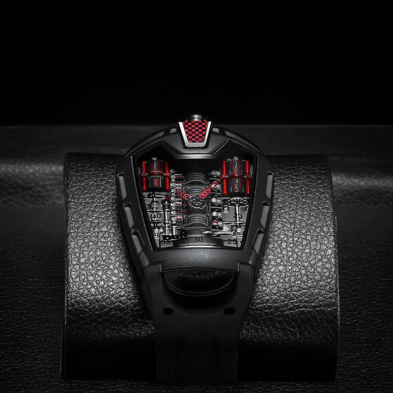 INSTOCK- Trendy men's silicone quartz watch