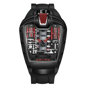 INSTOCK- Trendy men's silicone quartz watch