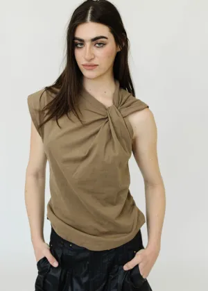 Isabel Marant Nayda Top in Light Khaki