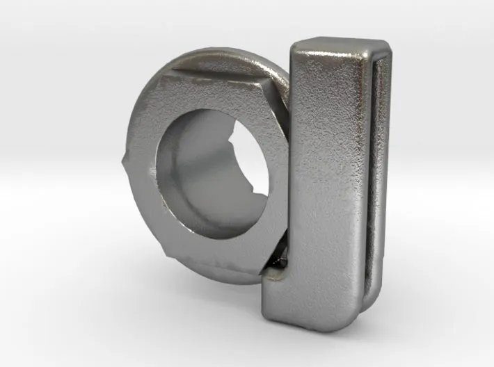 (J) Octagon 3D Eyelet 4/16 Inch Left Hole