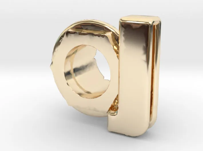 (J) Octagon 3D Eyelet 4/16 Inch Left Hole