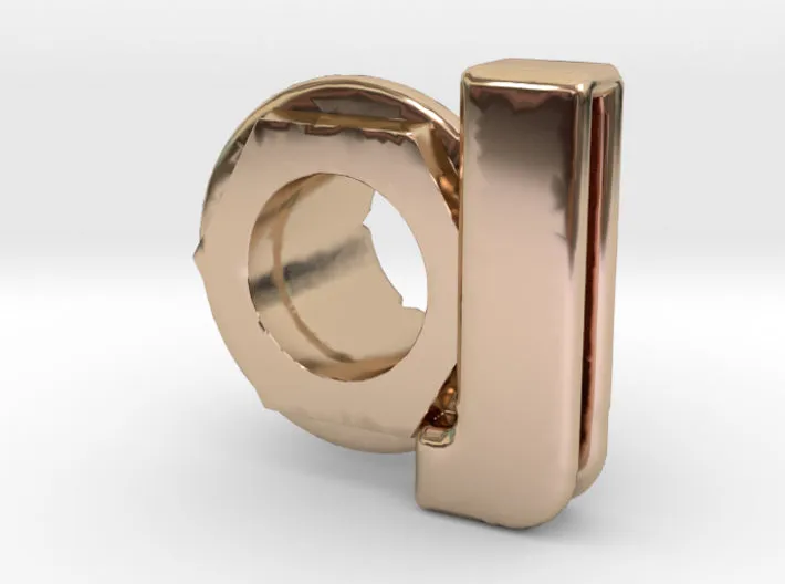 (J) Octagon 3D Eyelet 4/16 Inch Left Hole