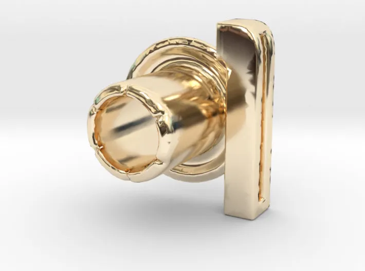 (J) Round 3D Eyelet 3/16 Inch Left Hole
