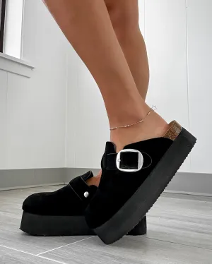 Jasmine Platform Mule - Black