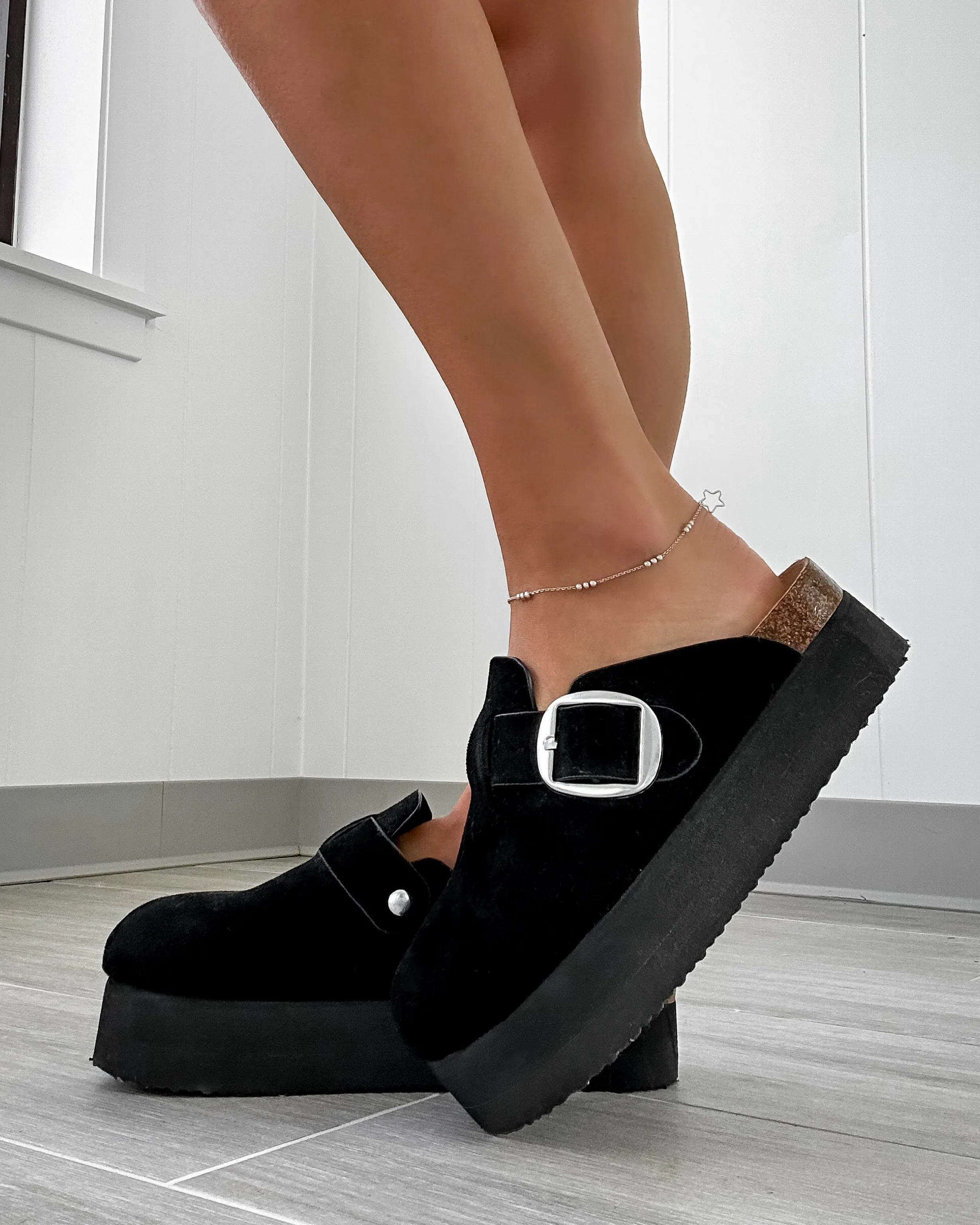 Jasmine Platform Mule - Black