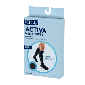 JOBST ACTIVA Men's Dress 15-20 mmHg Compression Socks Knee High