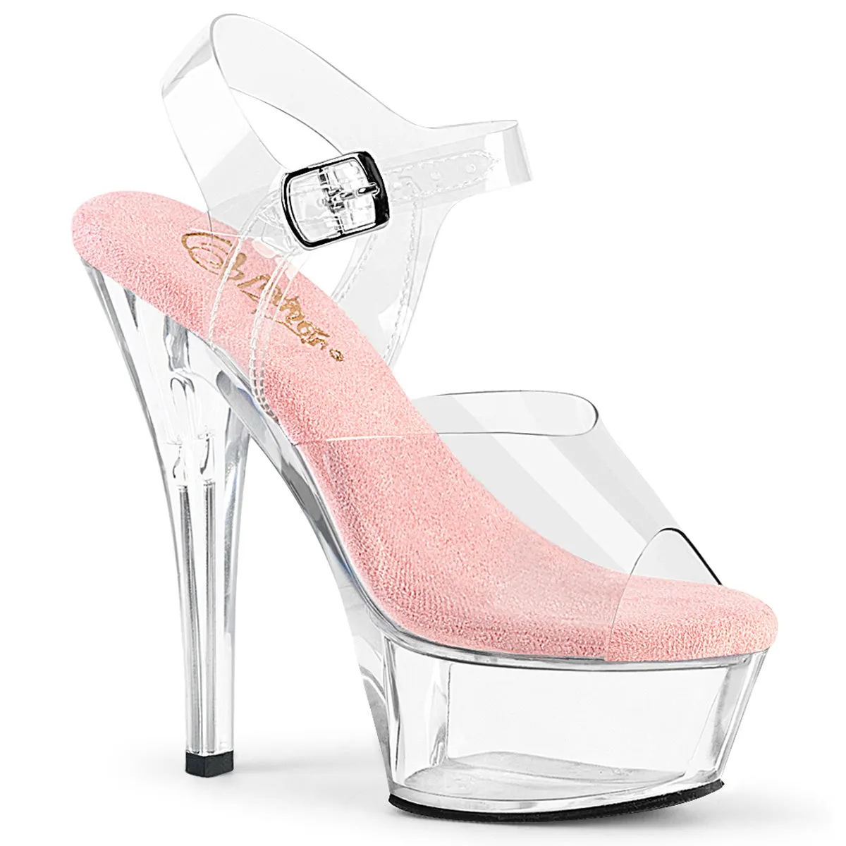 KISS-208  Clear-Baby Pink/Clear