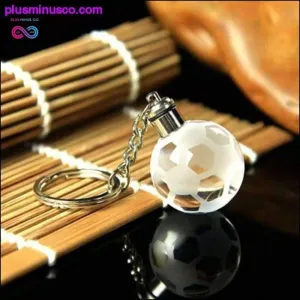 Led Light Keychain Car Key Chain Key Ring Football